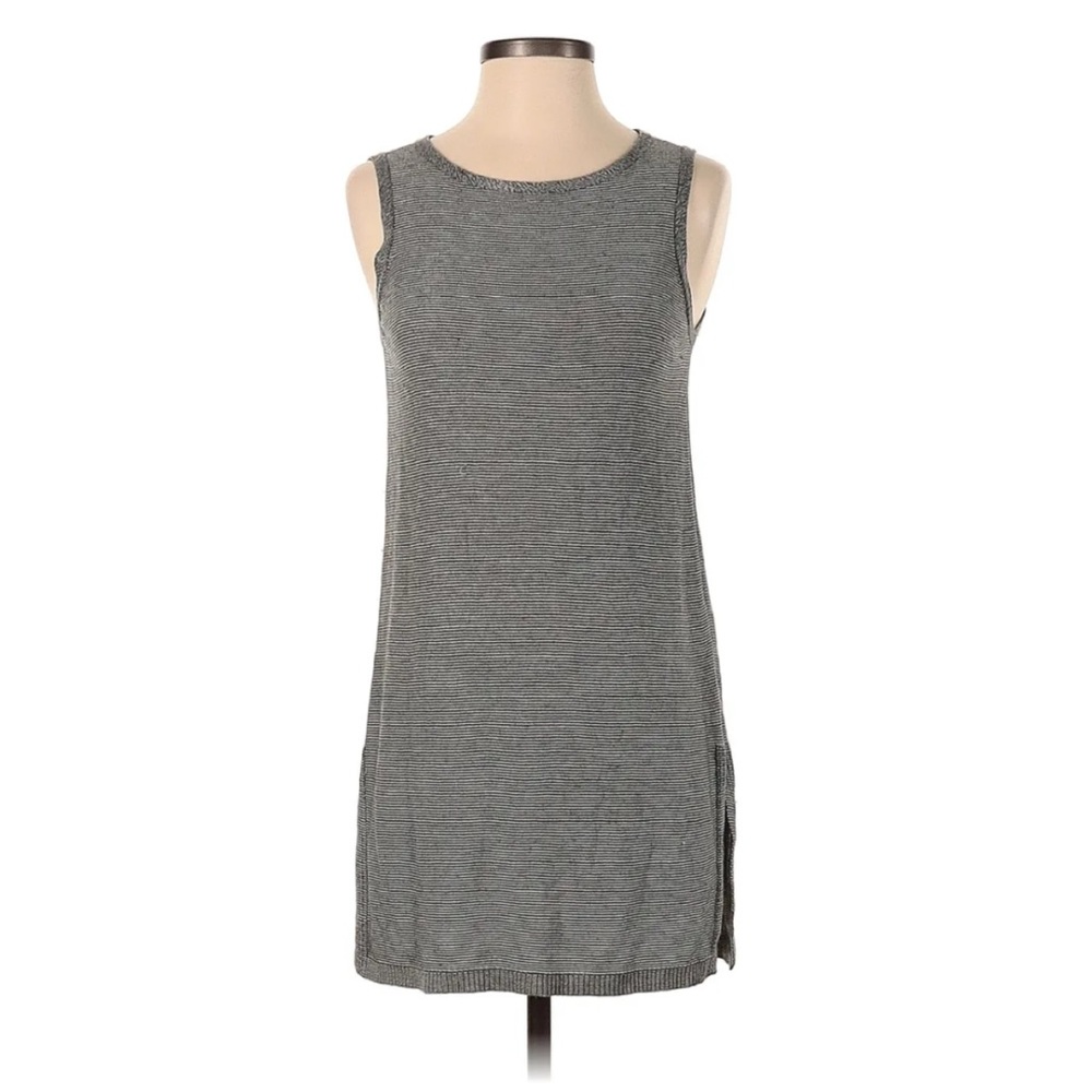 EUC Eileen Fisher Merino Wool Blend Striped Tunic Top